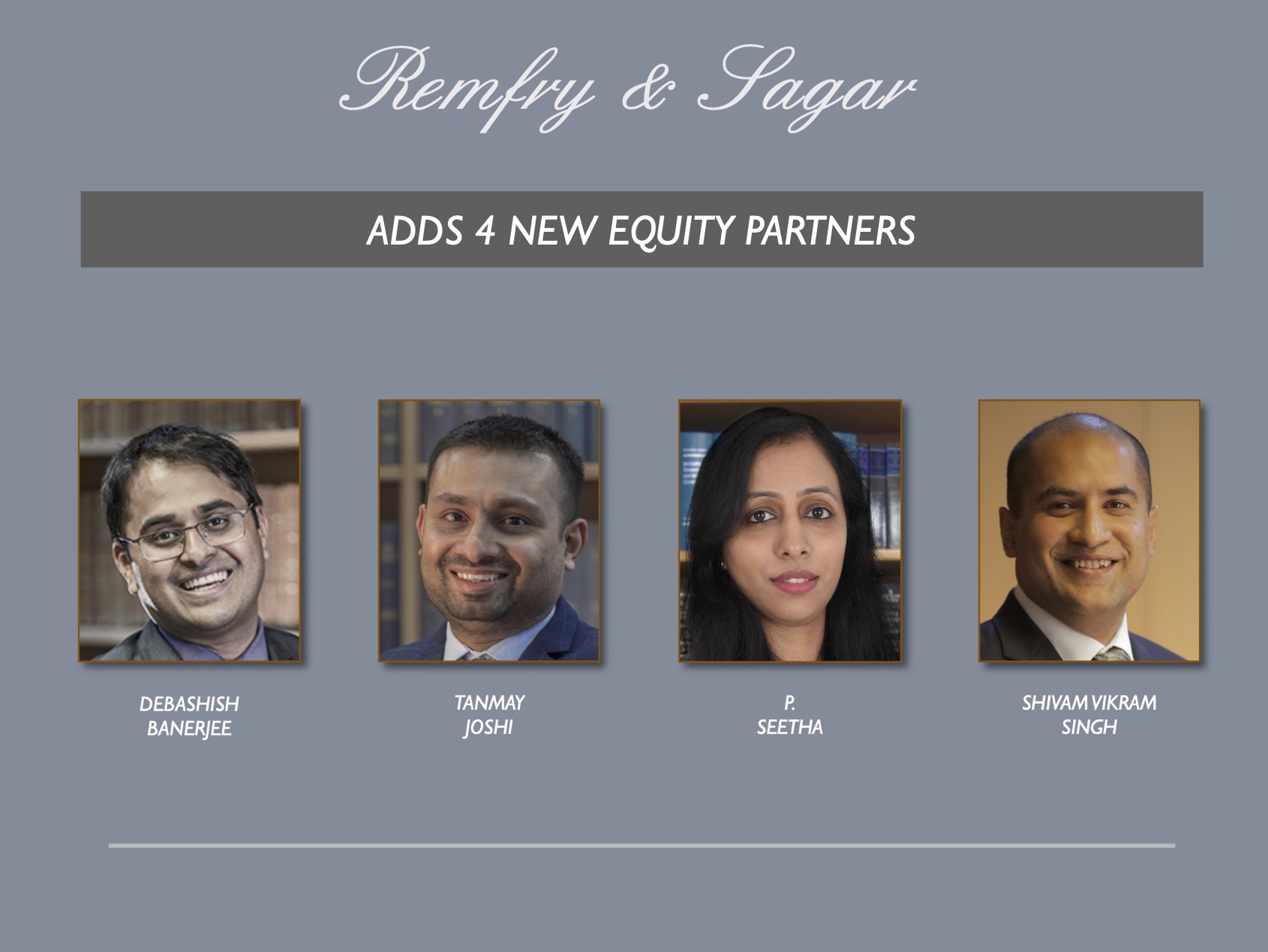 Firms Adds 4 Equity Partners