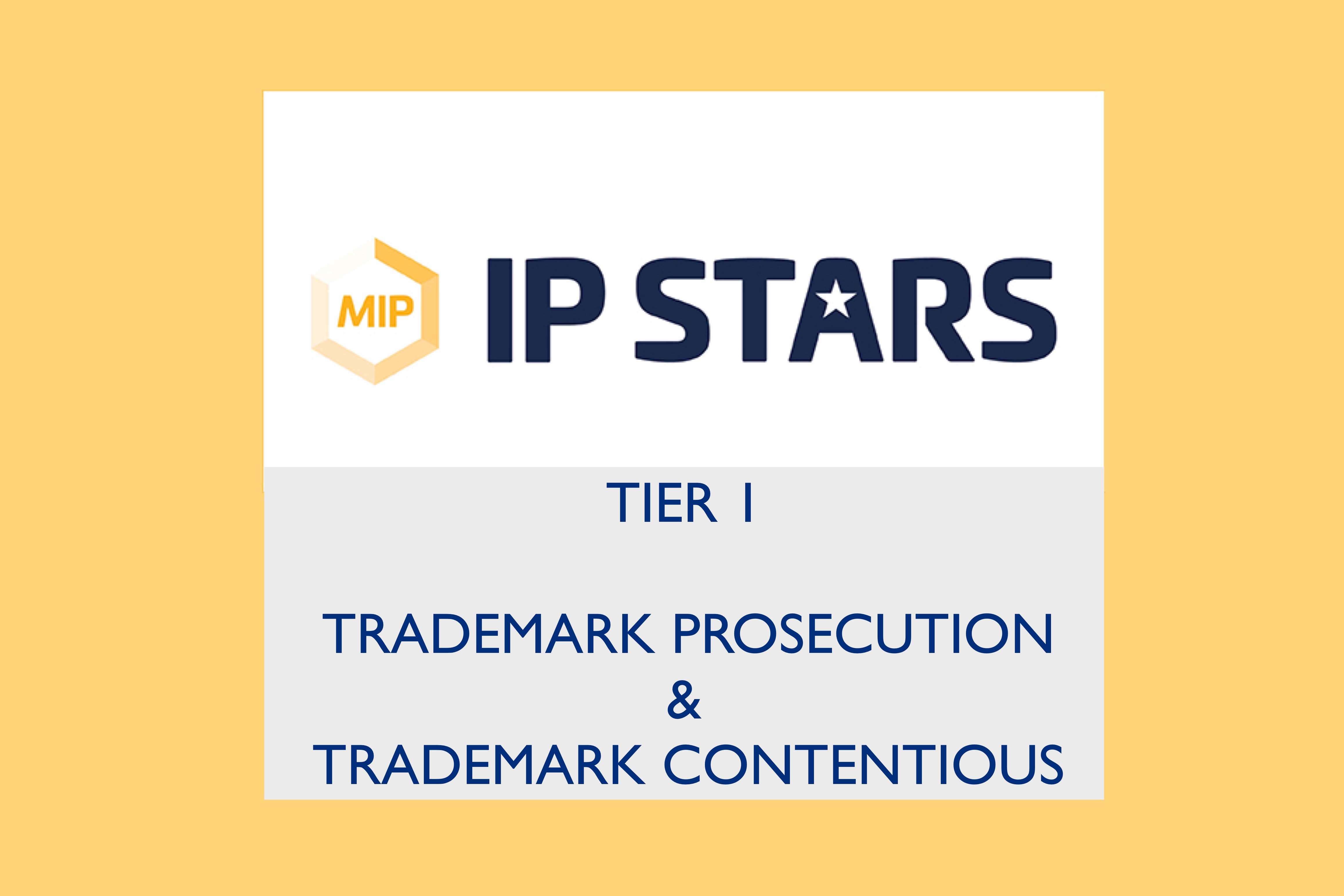  Managing IP: Remfry is Tier 1 for both TM Prosecution & Contentious